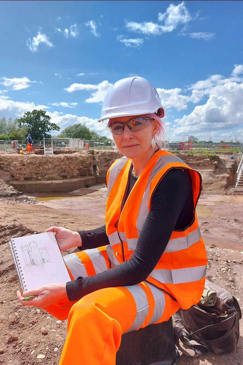 Excavations at Coleshill for HS2 reveal gatehouse may have come under